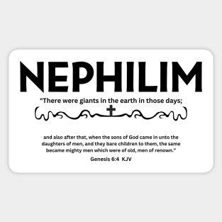 NEPHILIM, There were giants in the earth in those days, Genesis 6:4 Sticker